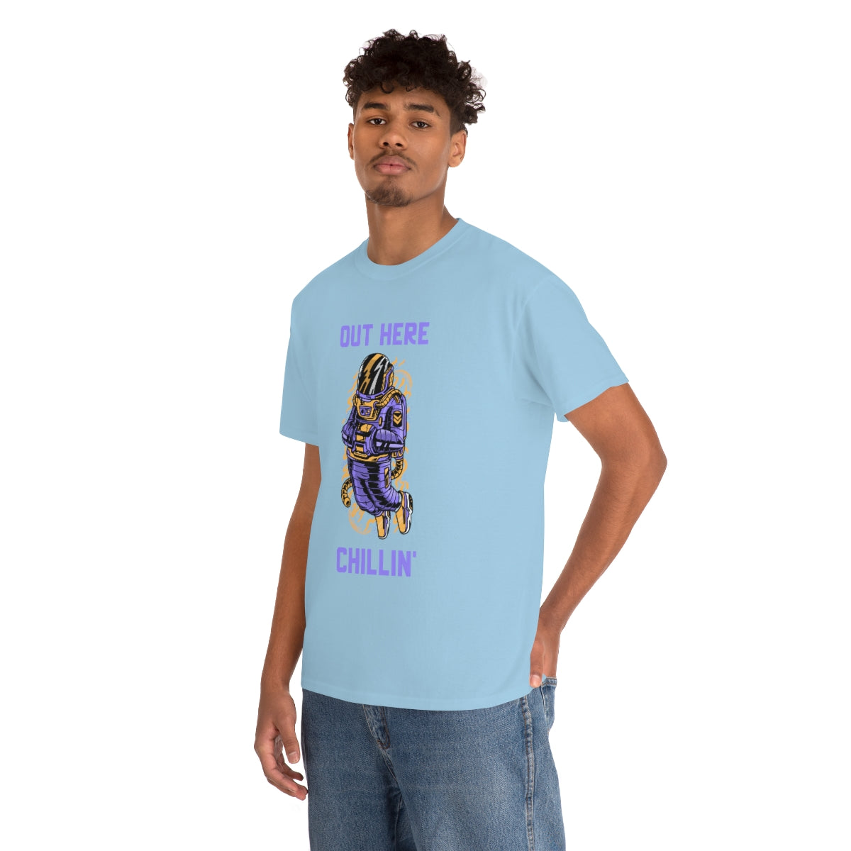 Chill Space Astronaut Unisex Heavy Cotton Tee
