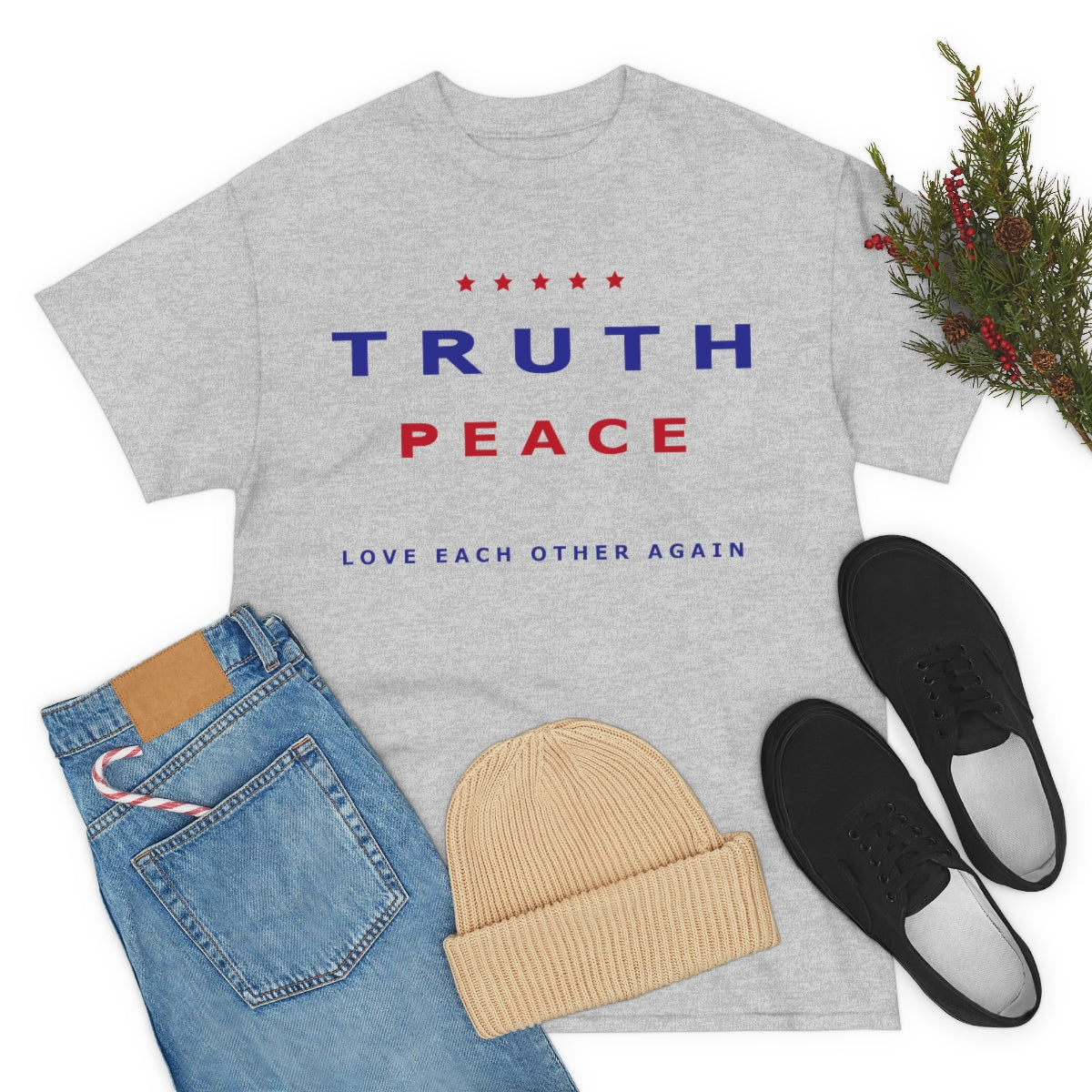 Truth and Peace Unisex Heavy Cotton Tee