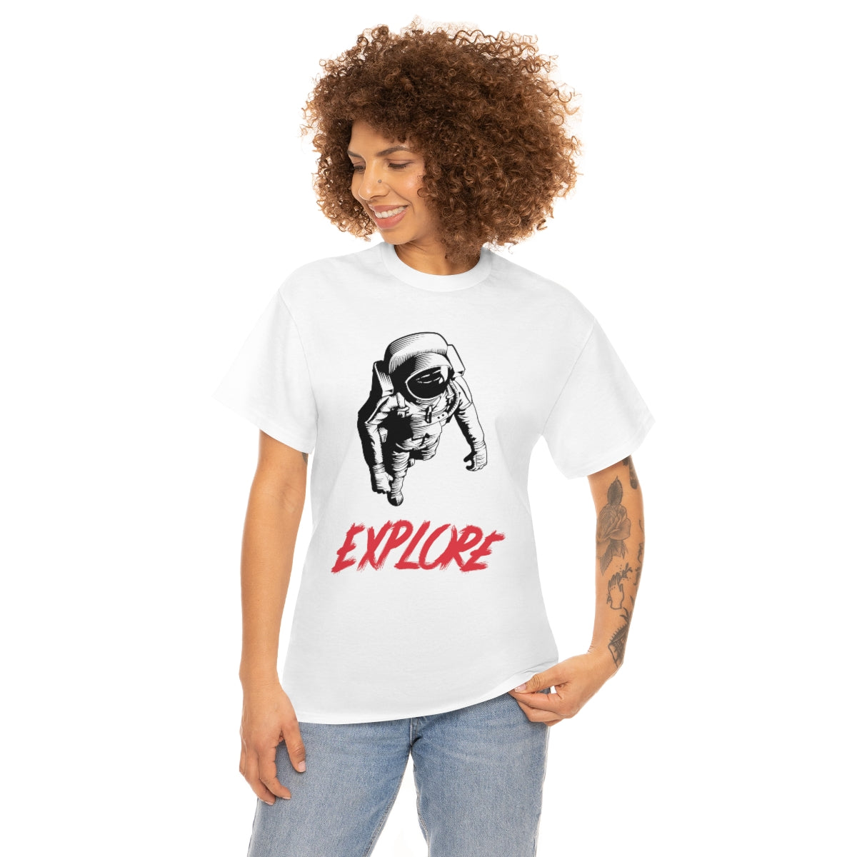 Explore Space Unisex Heavy Cotton Tee