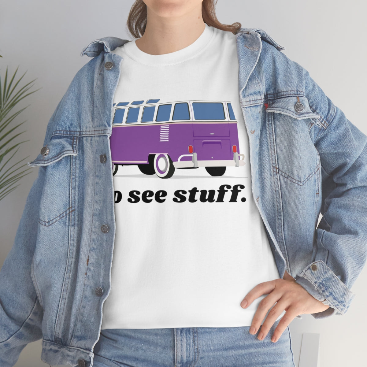 Go See Stuff Van Unisex Heavy Cotton Tee