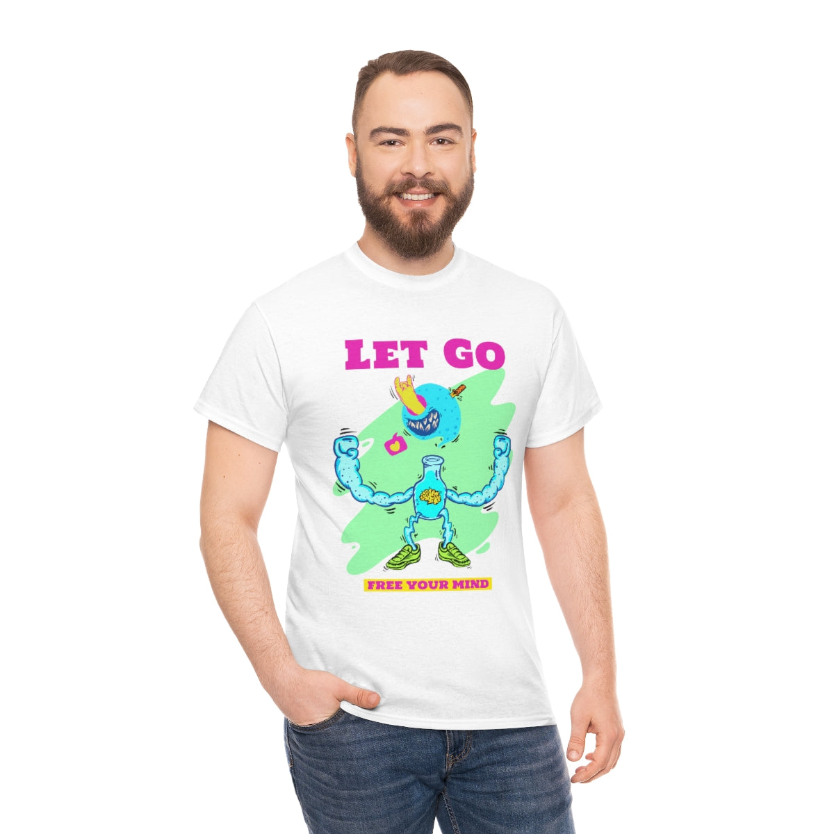 Let Go Be Free Unisex Heavy Cotton Tee