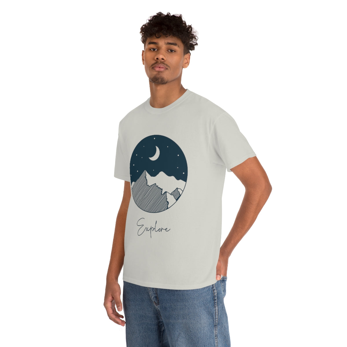 Explore Night Unisex Heavy Cotton Tee