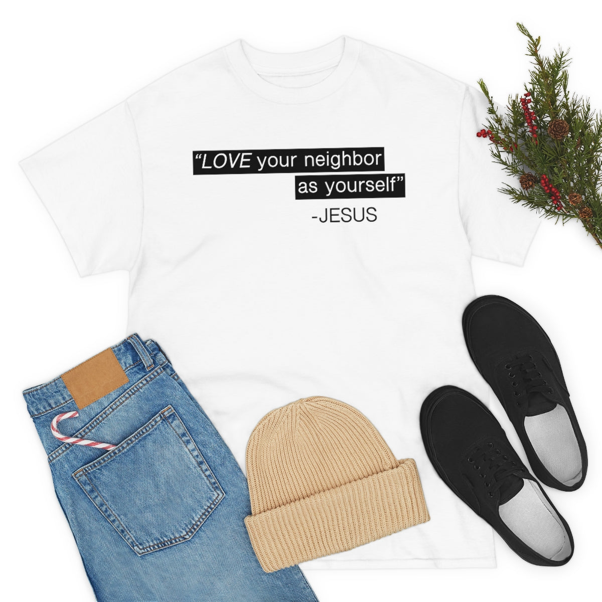 Love Your Neighbor Unisex Heavy Cotton Tee