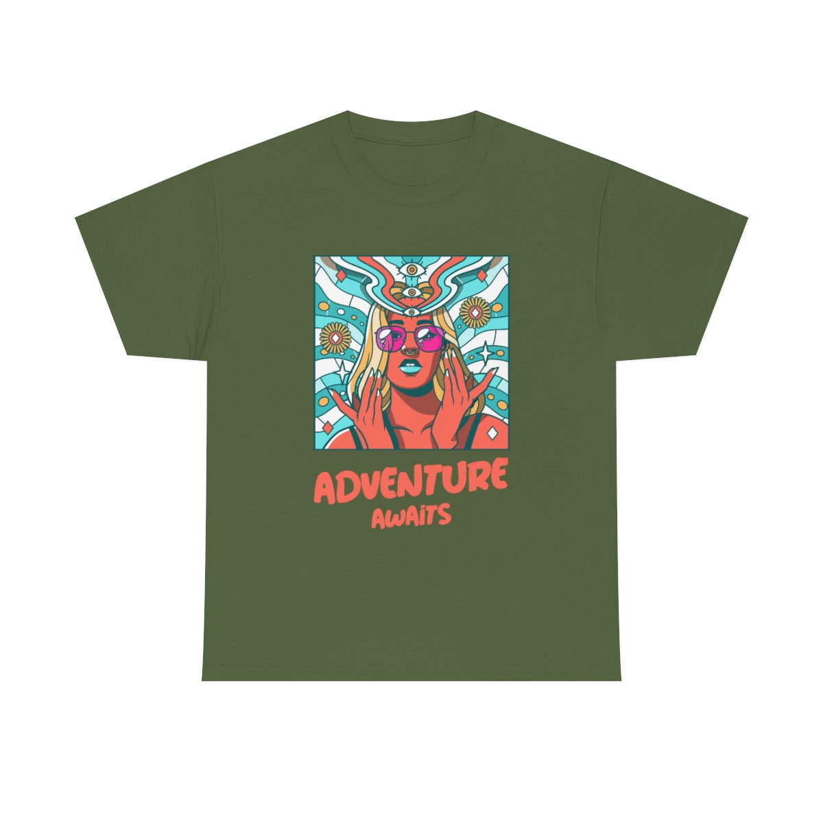 Adventure Awaits Unisex Heavy Cotton Tee
