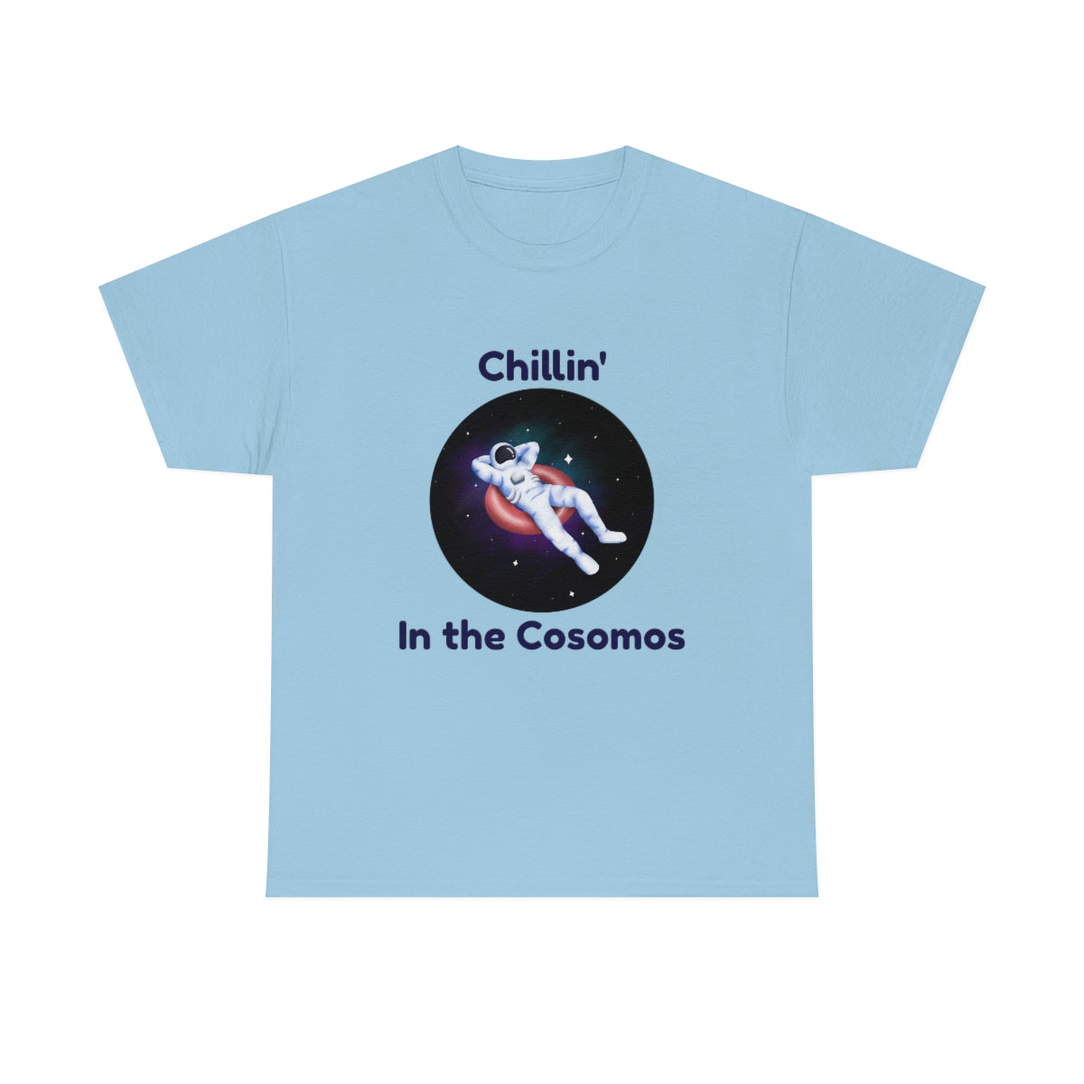 Chill Space Cosmos Astronaut Unisex Heavy Cotton Tee
