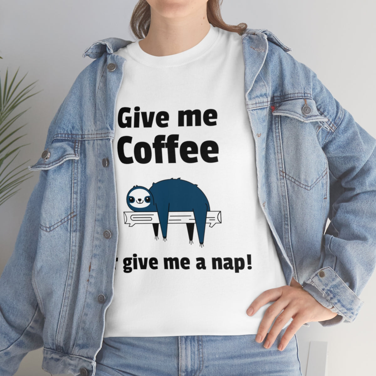 Coffee or a Nap Unisex Heavy Cotton Tee