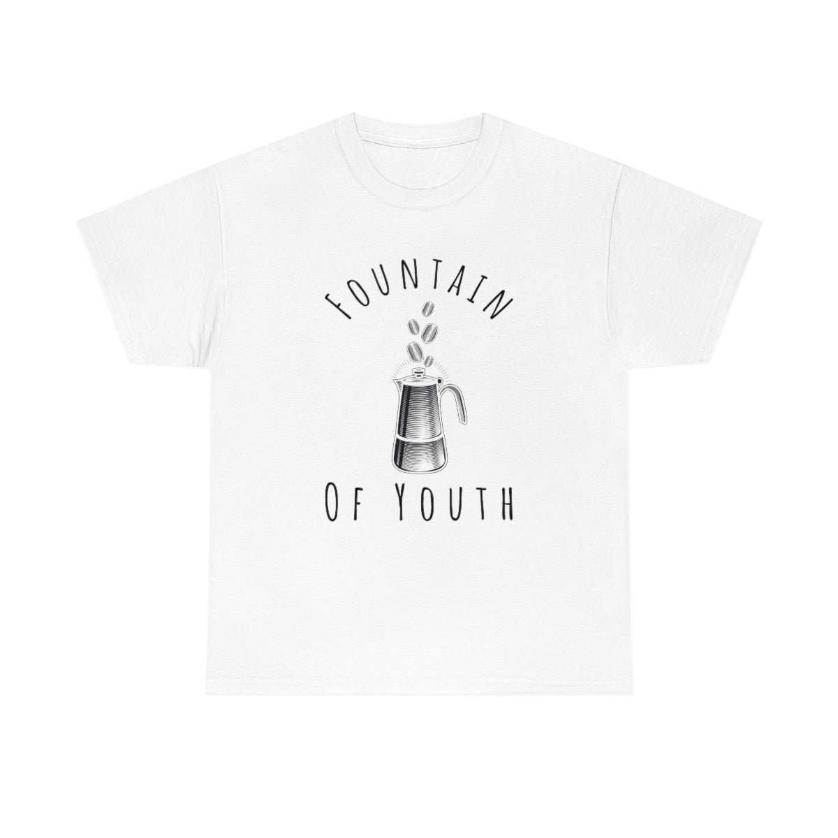Coffee Fountain of Youth Unisex Heavy Cotton Tee