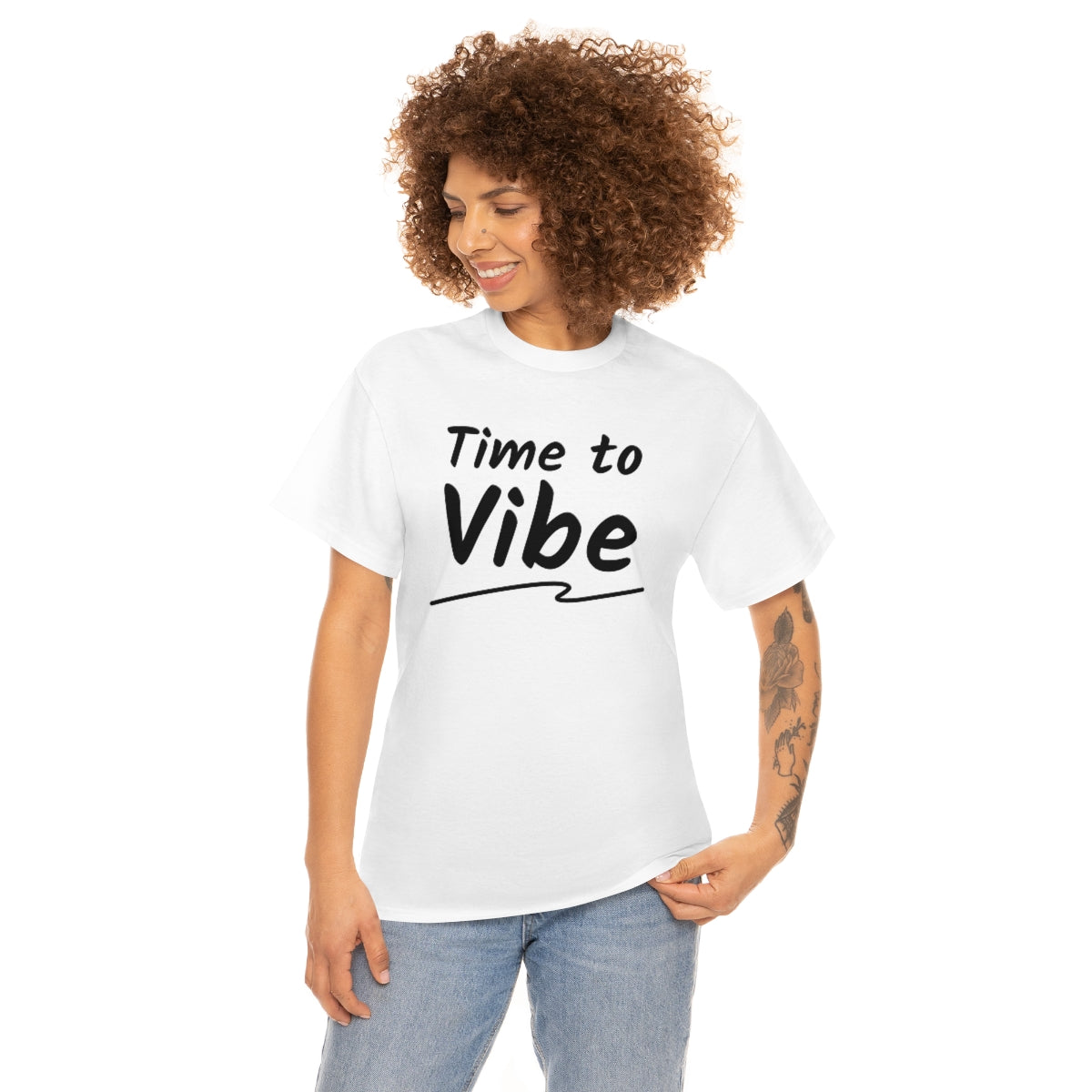 Time to Vibe Unisex Heavy Cotton Tee