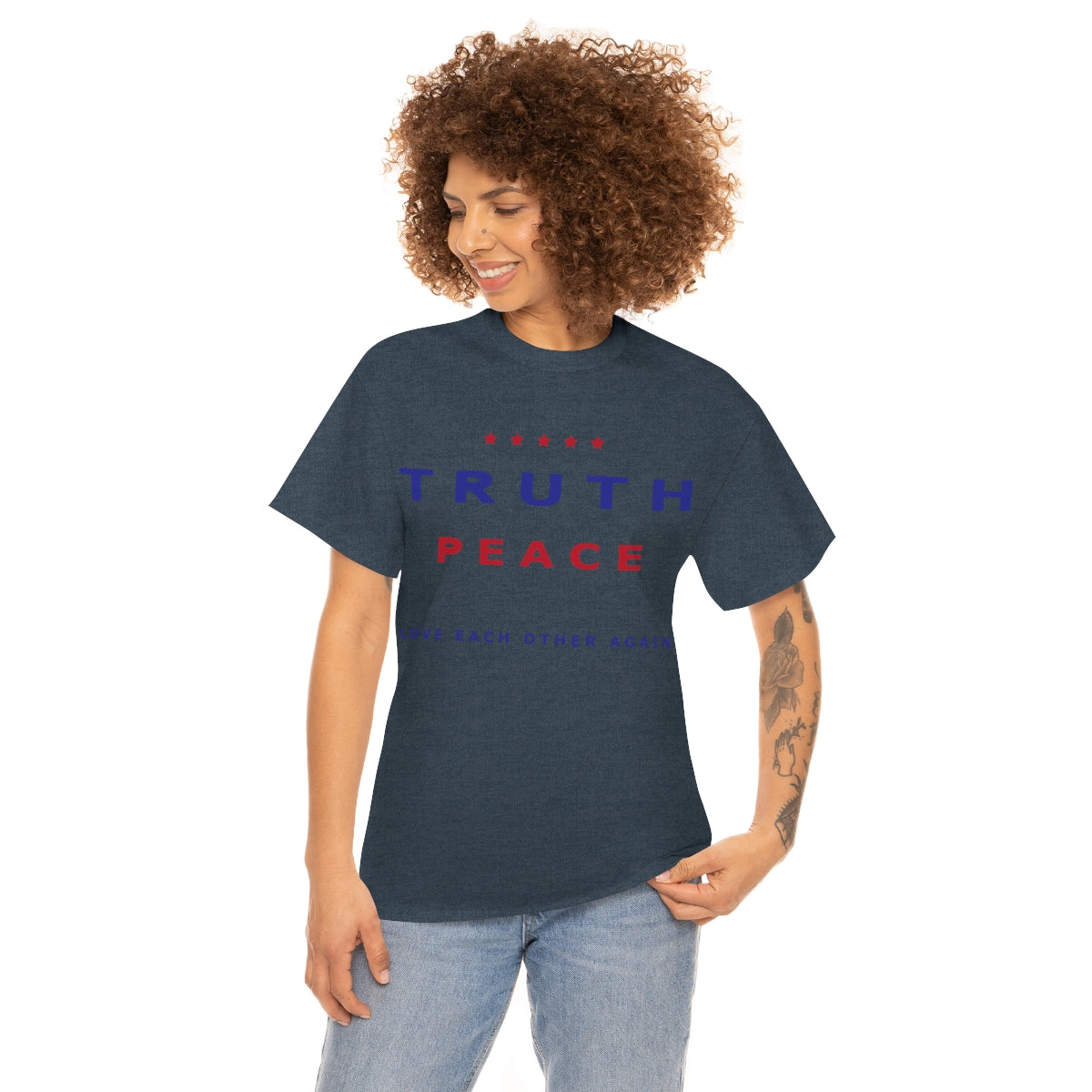 Truth and Peace Unisex Heavy Cotton Tee