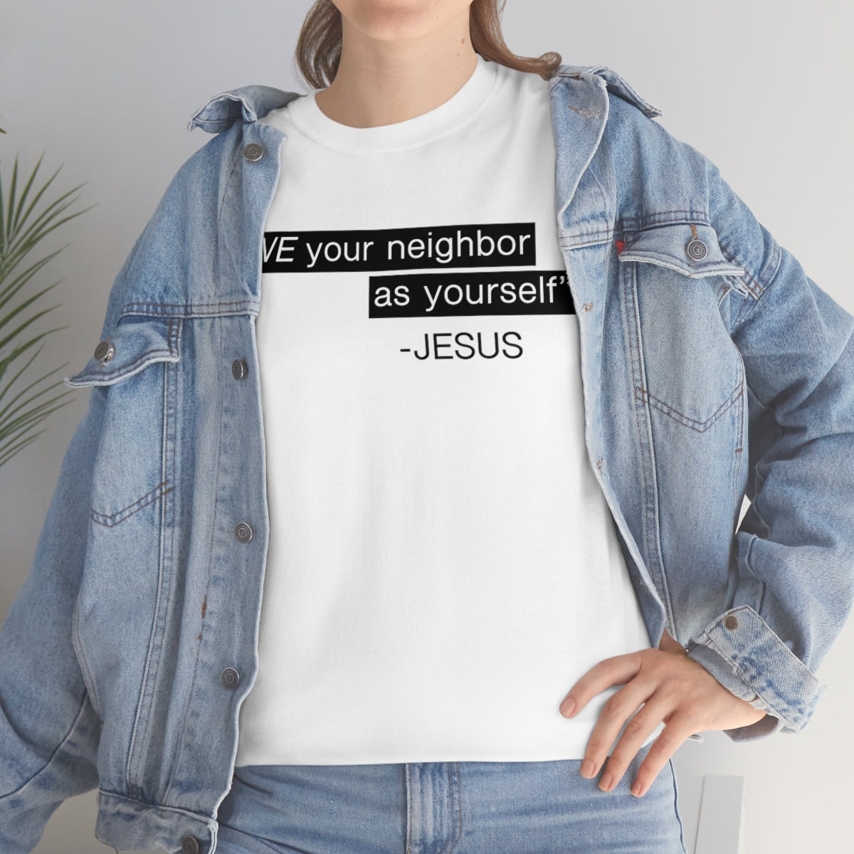 Love Your Neighbor Unisex Heavy Cotton Tee