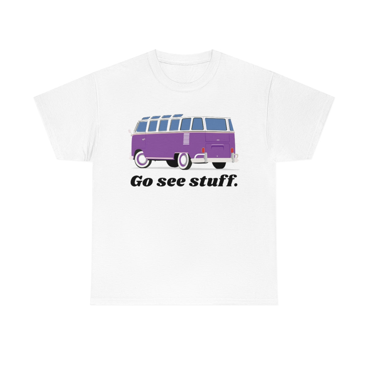 Go See Stuff Van Unisex Heavy Cotton Tee
