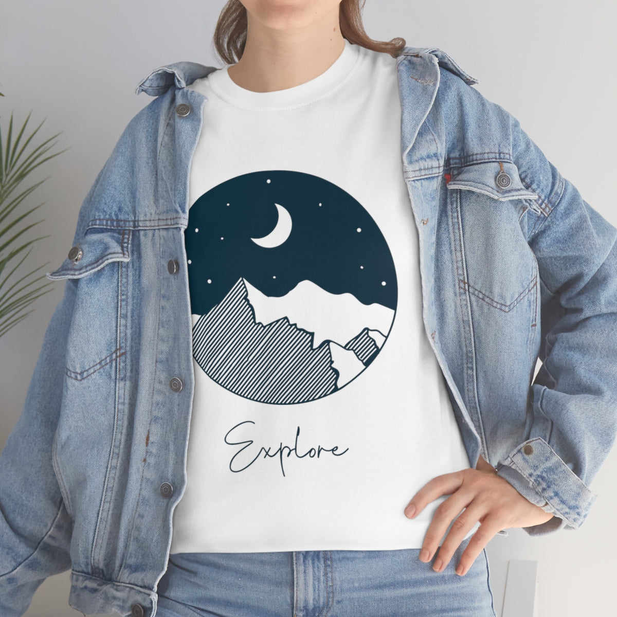 Explore Night Unisex Heavy Cotton Tee