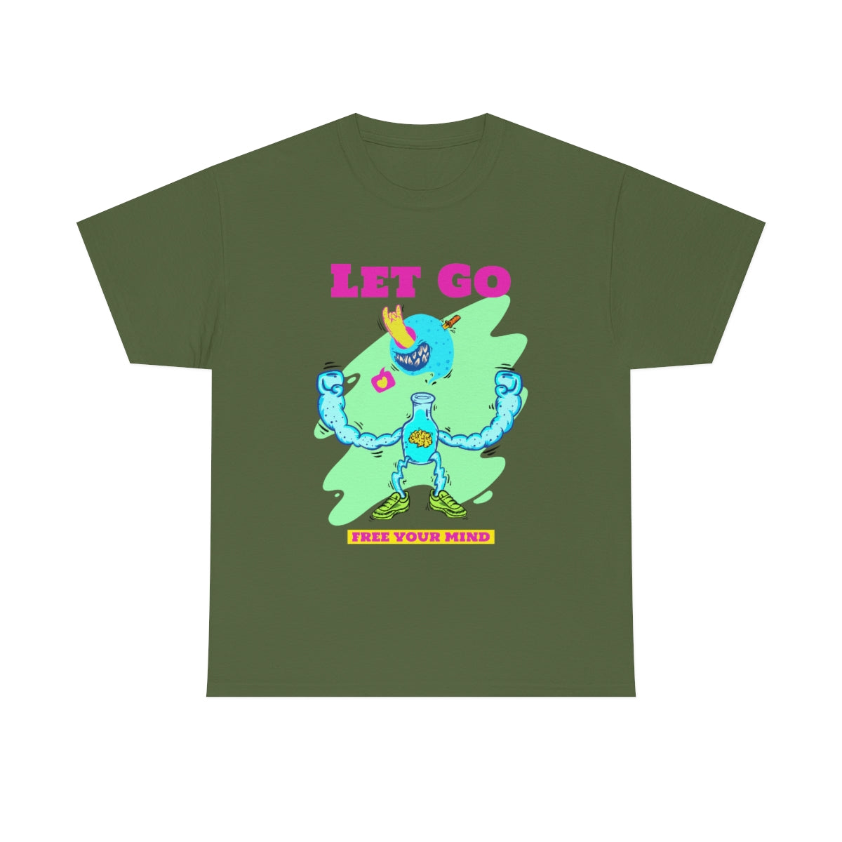Let Go Be Free Unisex Heavy Cotton Tee