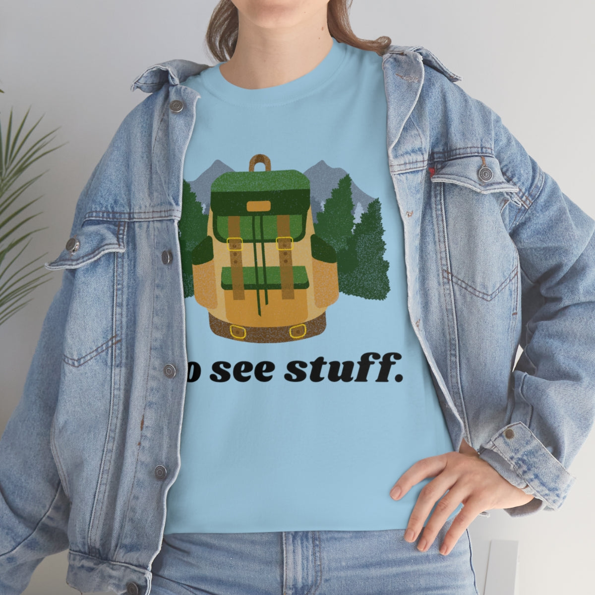 Go See Stuff Unisex Heavy Cotton Tee