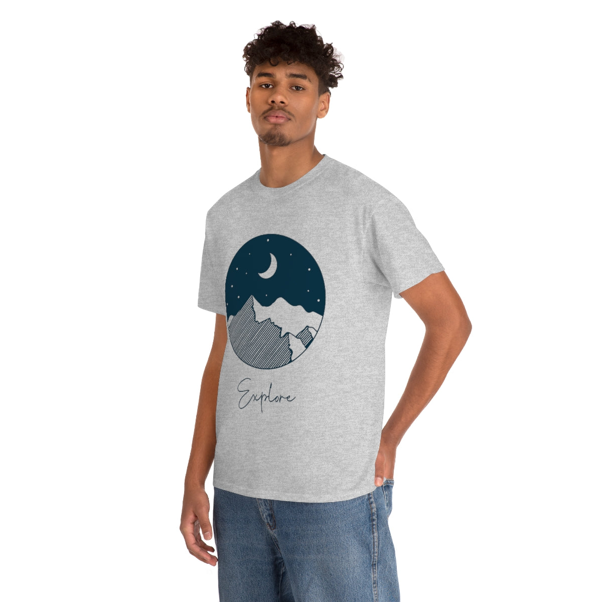 Explore Night Unisex Heavy Cotton Tee