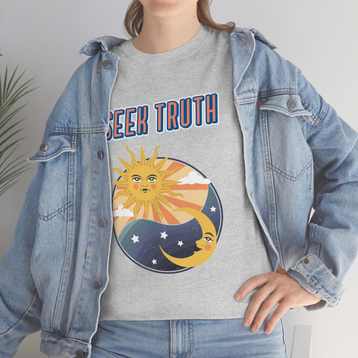 Seek Truth Unisex Heavy Cotton Tee