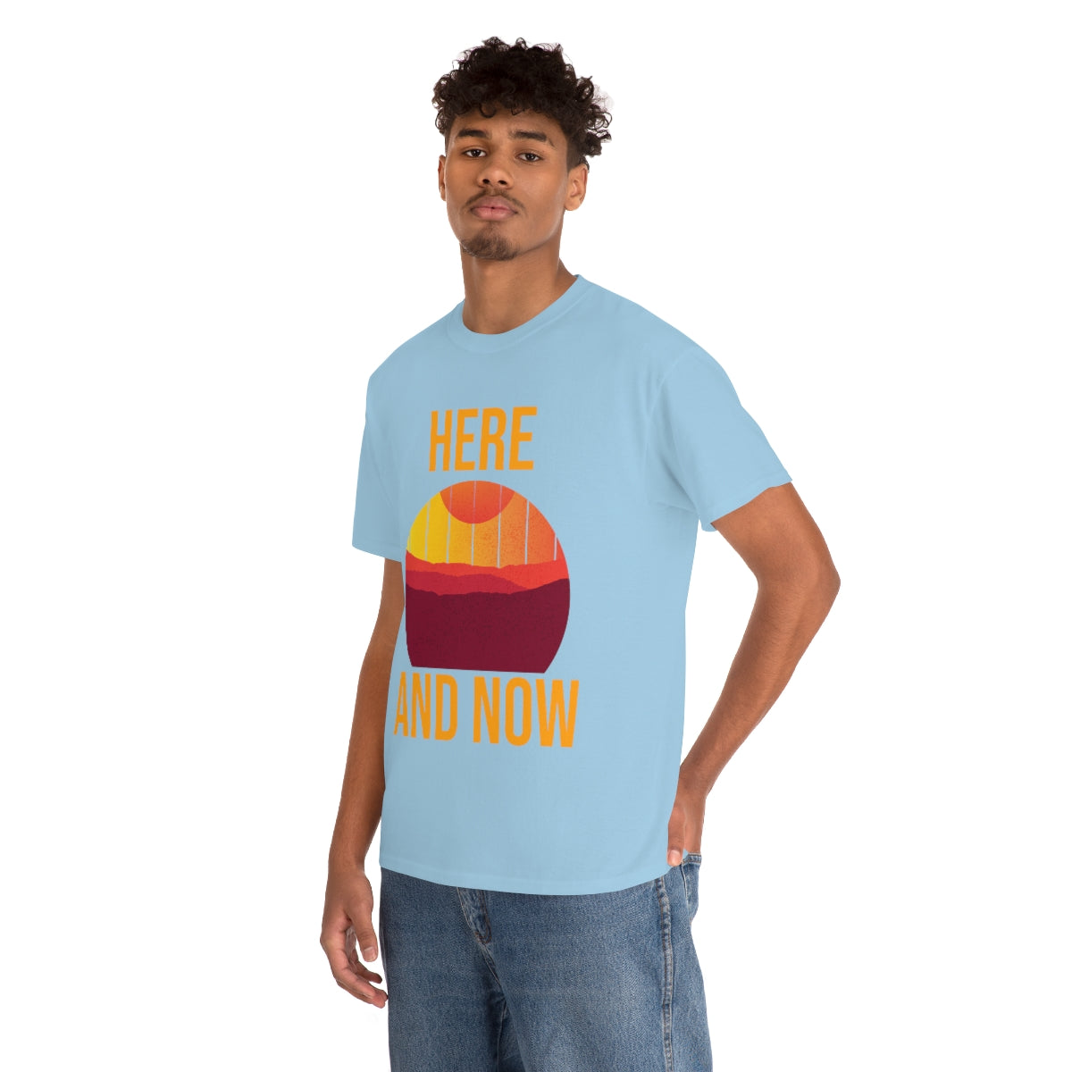 Here And Now Unisex Heavy Cotton Tee