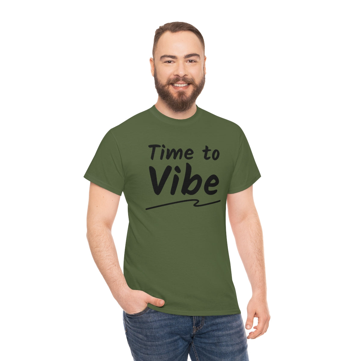 Time to Vibe Unisex Heavy Cotton Tee