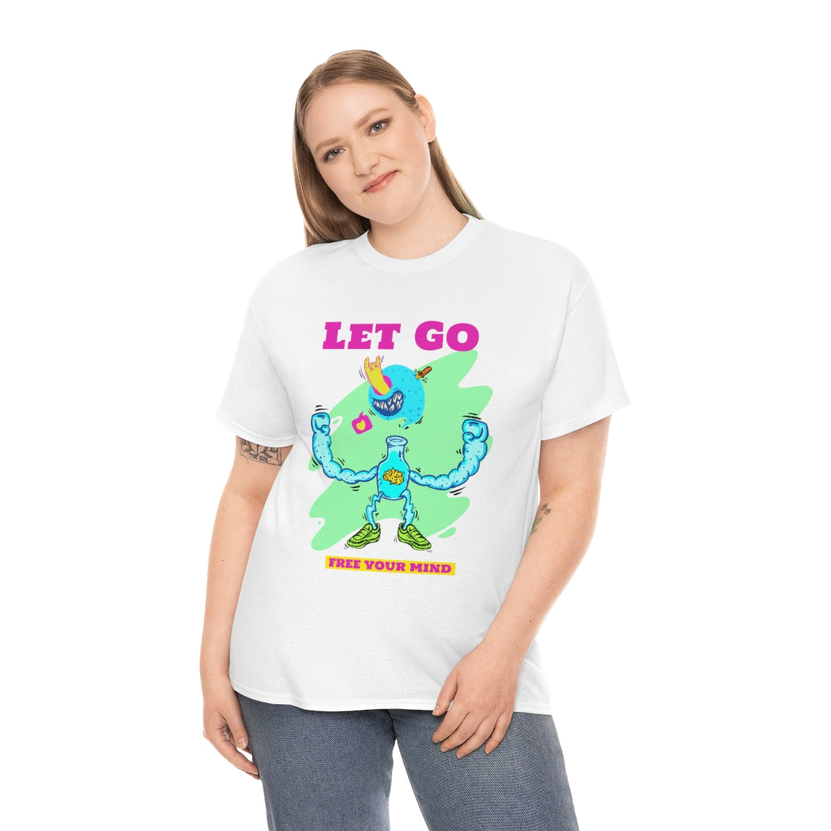 Let Go Be Free Unisex Heavy Cotton Tee