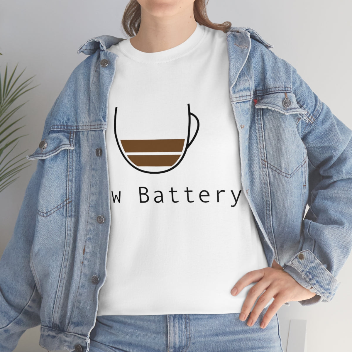 Low Battery Coffee Mug Unisex Heavy Cotton Tee