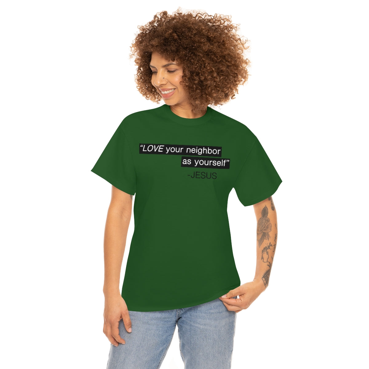Love Your Neighbor Unisex Heavy Cotton Tee