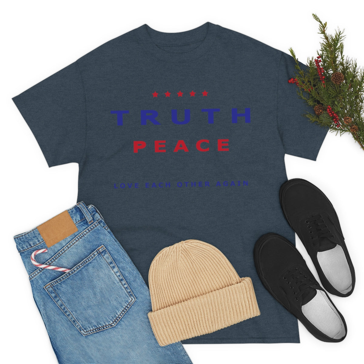 Truth and Peace Unisex Heavy Cotton Tee
