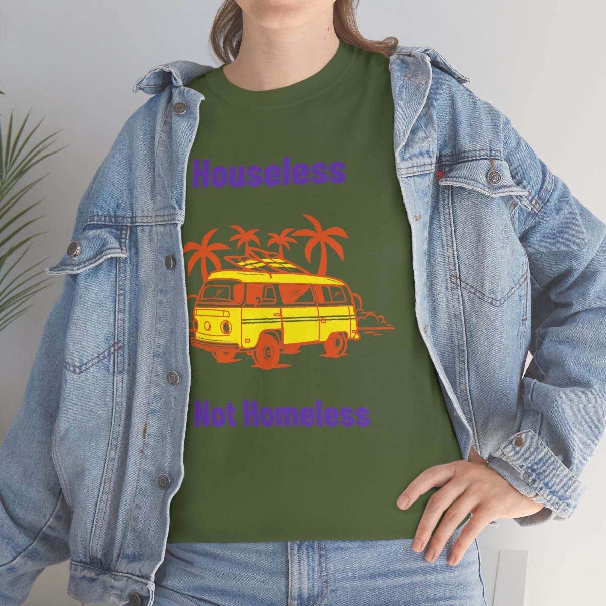 Houseless Not Homeless Unisex Heavy Cotton Tee