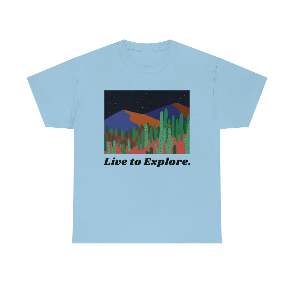 Live to Explore Unisex Heavy Cotton Tee