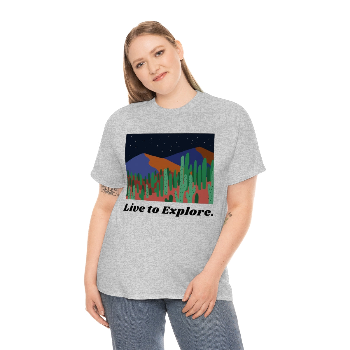 Live to Explore Unisex Heavy Cotton Tee