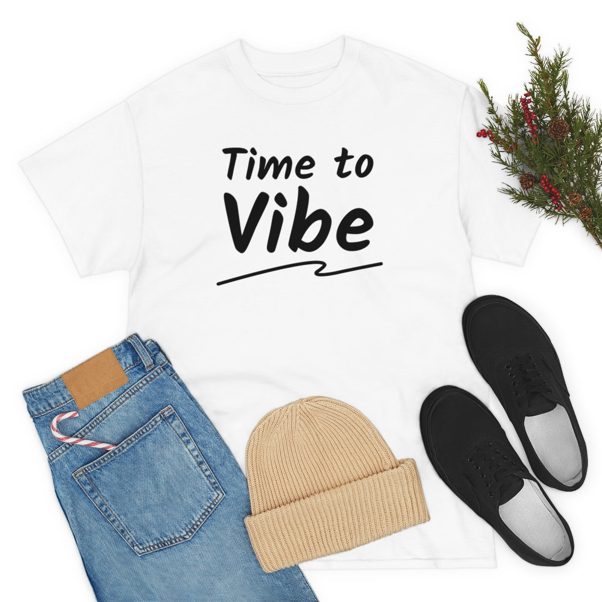 Time to Vibe Unisex Heavy Cotton Tee
