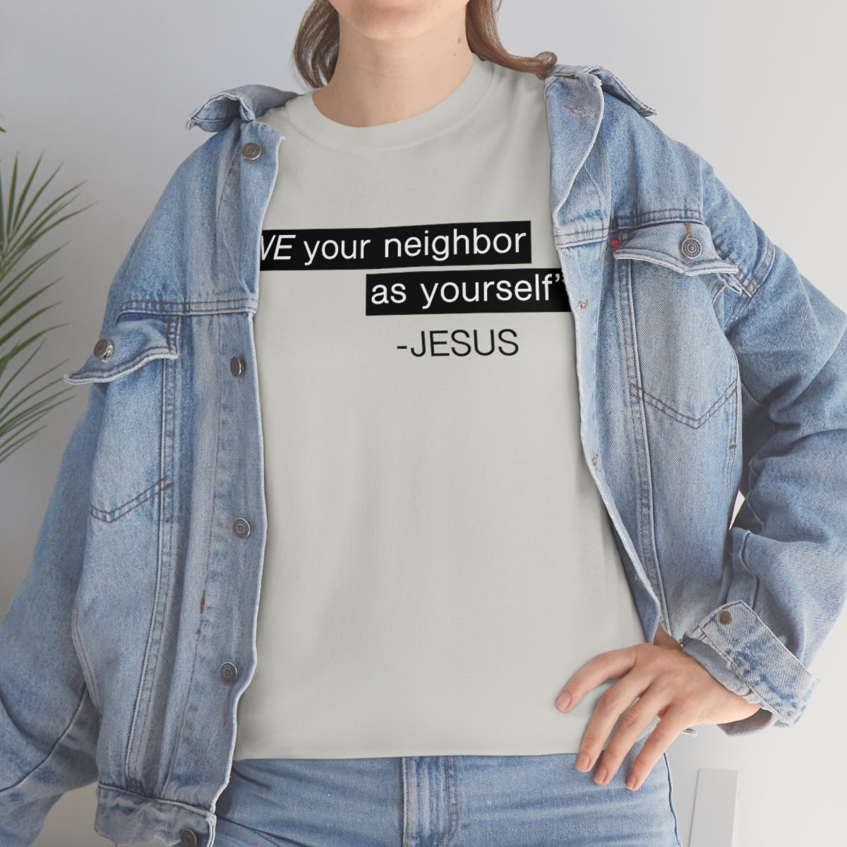 Love Your Neighbor Unisex Heavy Cotton Tee