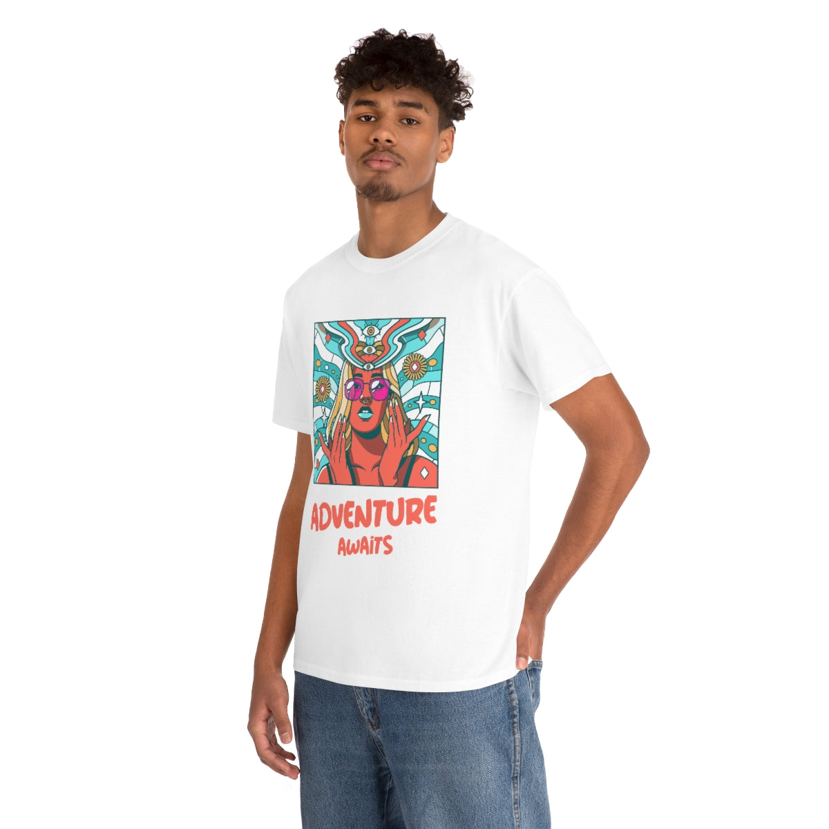 Adventure Awaits Unisex Heavy Cotton Tee