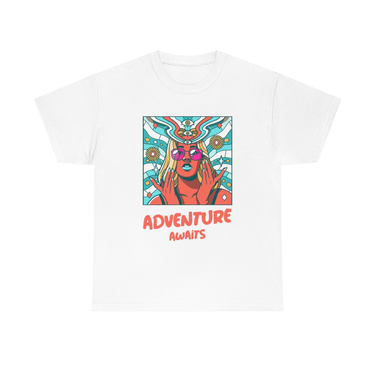 Adventure Awaits Unisex Heavy Cotton Tee
