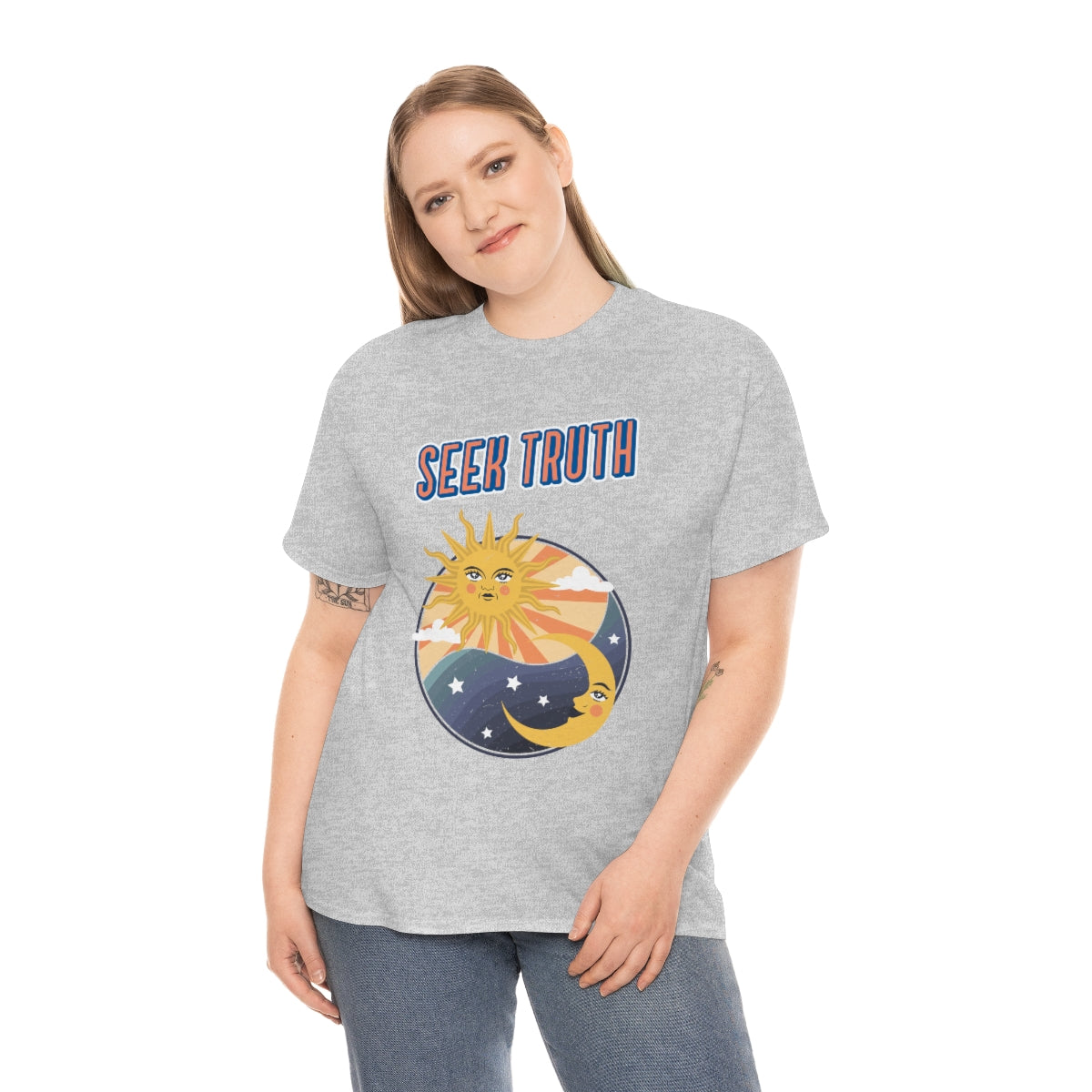 Seek Truth Unisex Heavy Cotton Tee