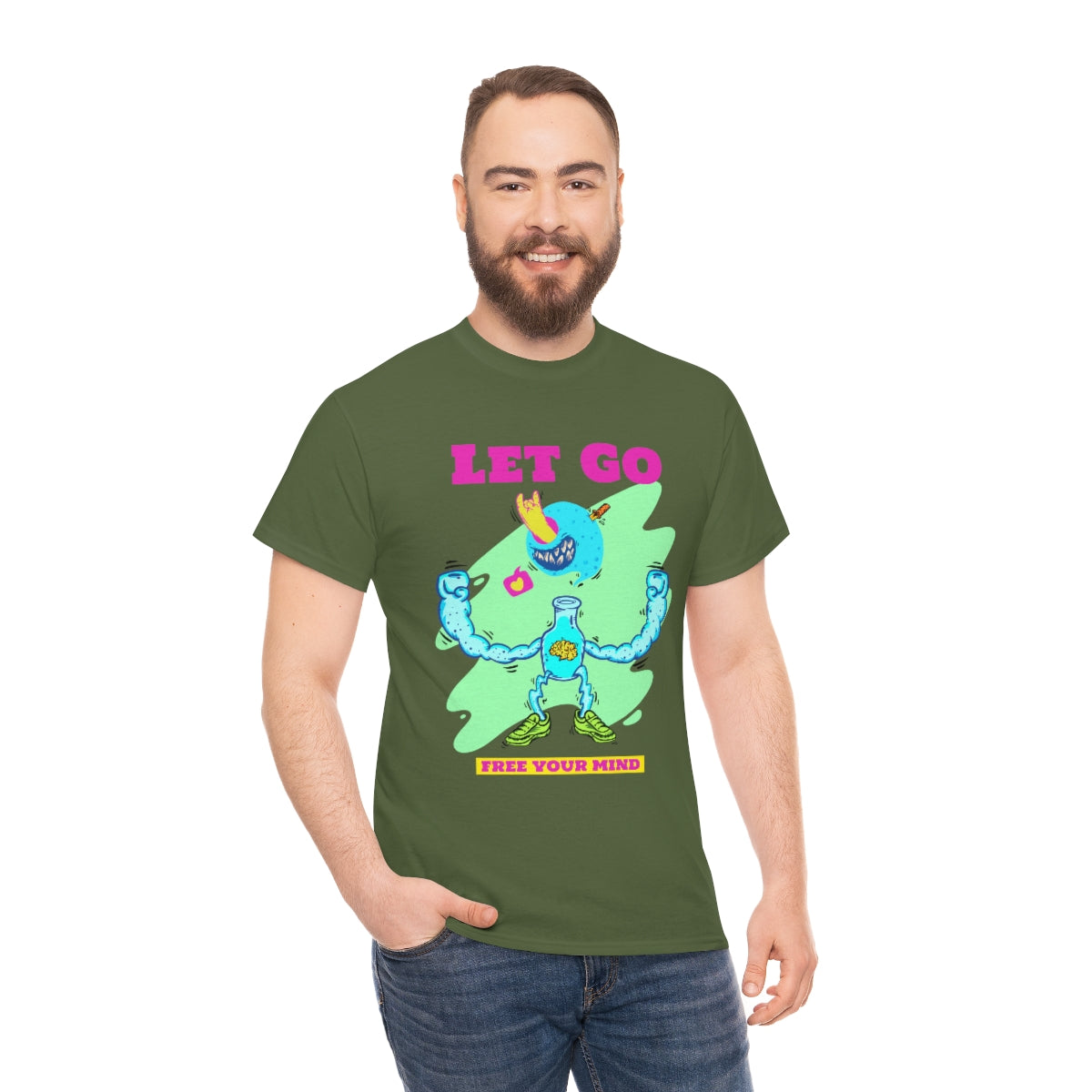 Let Go Be Free Unisex Heavy Cotton Tee