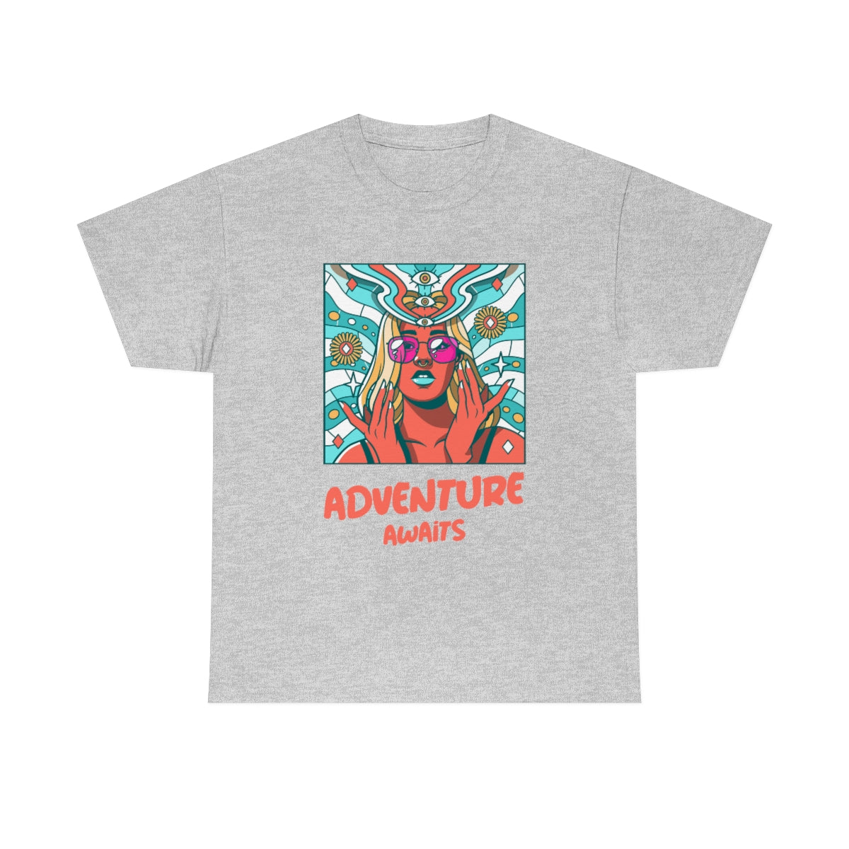 Adventure Awaits Unisex Heavy Cotton Tee