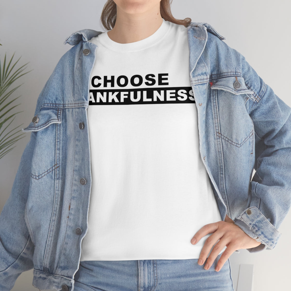Choose Thankfulness Unisex Heavy Cotton Tee