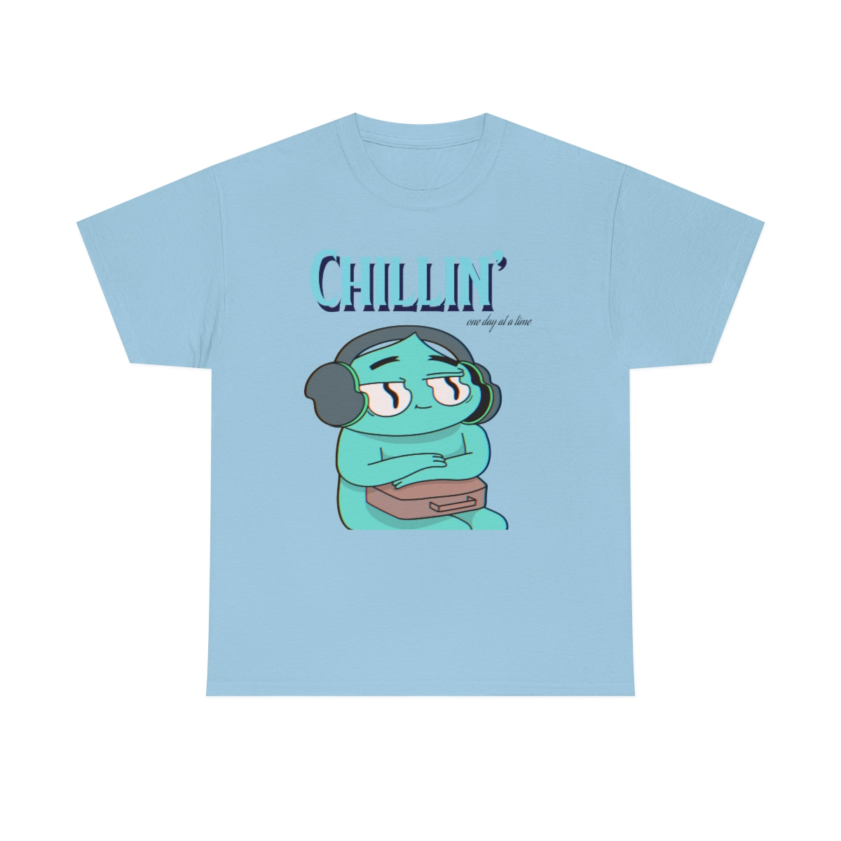 Chill Wavy Blue Dude Unisex Heavy Cotton Tee