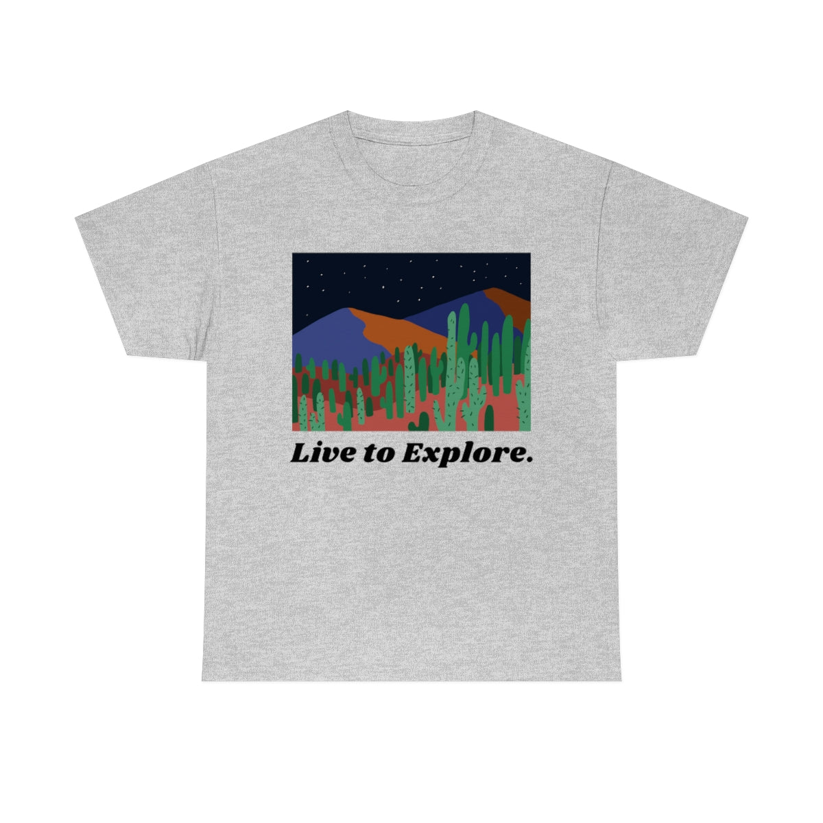 Live to Explore Unisex Heavy Cotton Tee