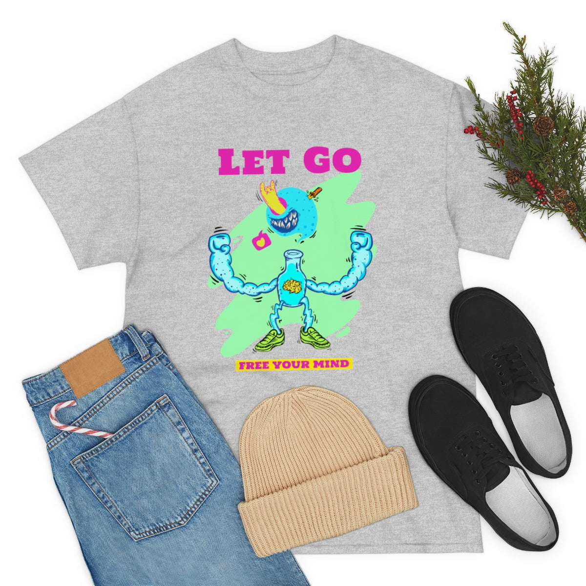 Let Go Be Free Unisex Heavy Cotton Tee
