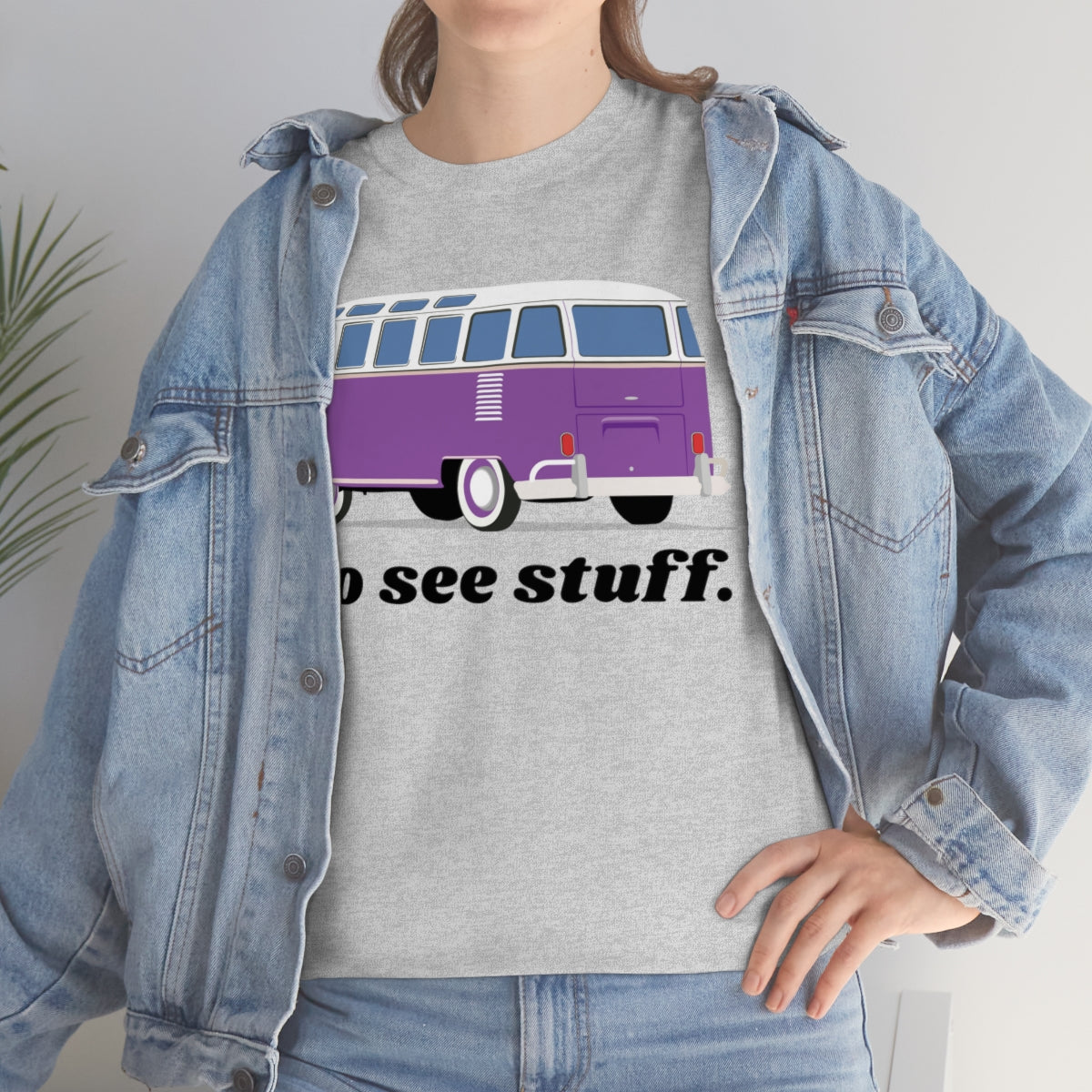 Go See Stuff Van Unisex Heavy Cotton Tee