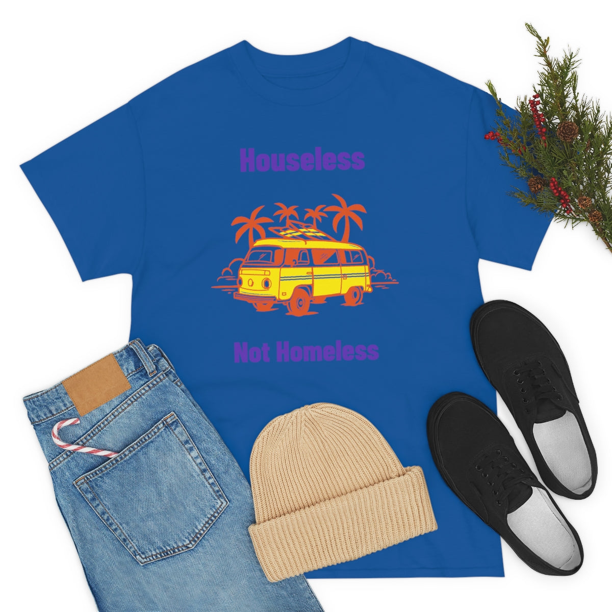 Houseless Not Homeless Unisex Heavy Cotton Tee