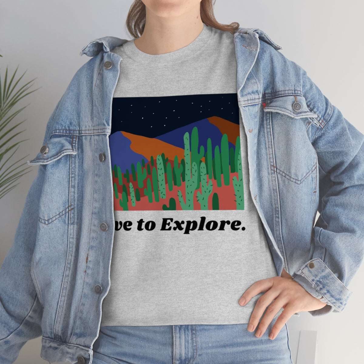 Live to Explore Unisex Heavy Cotton Tee