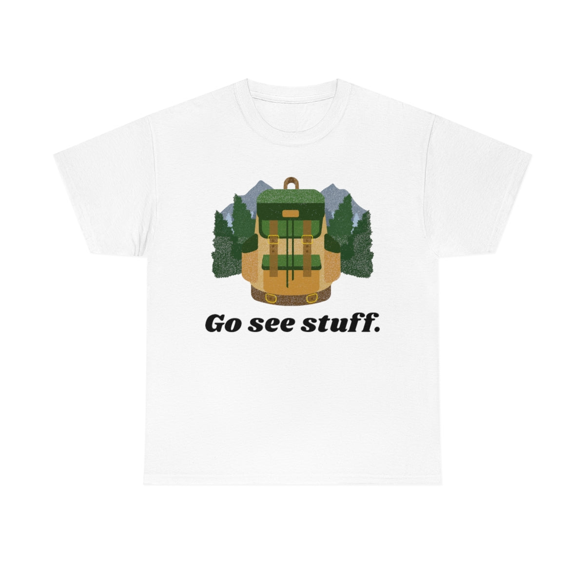 Go See Stuff Unisex Heavy Cotton Tee