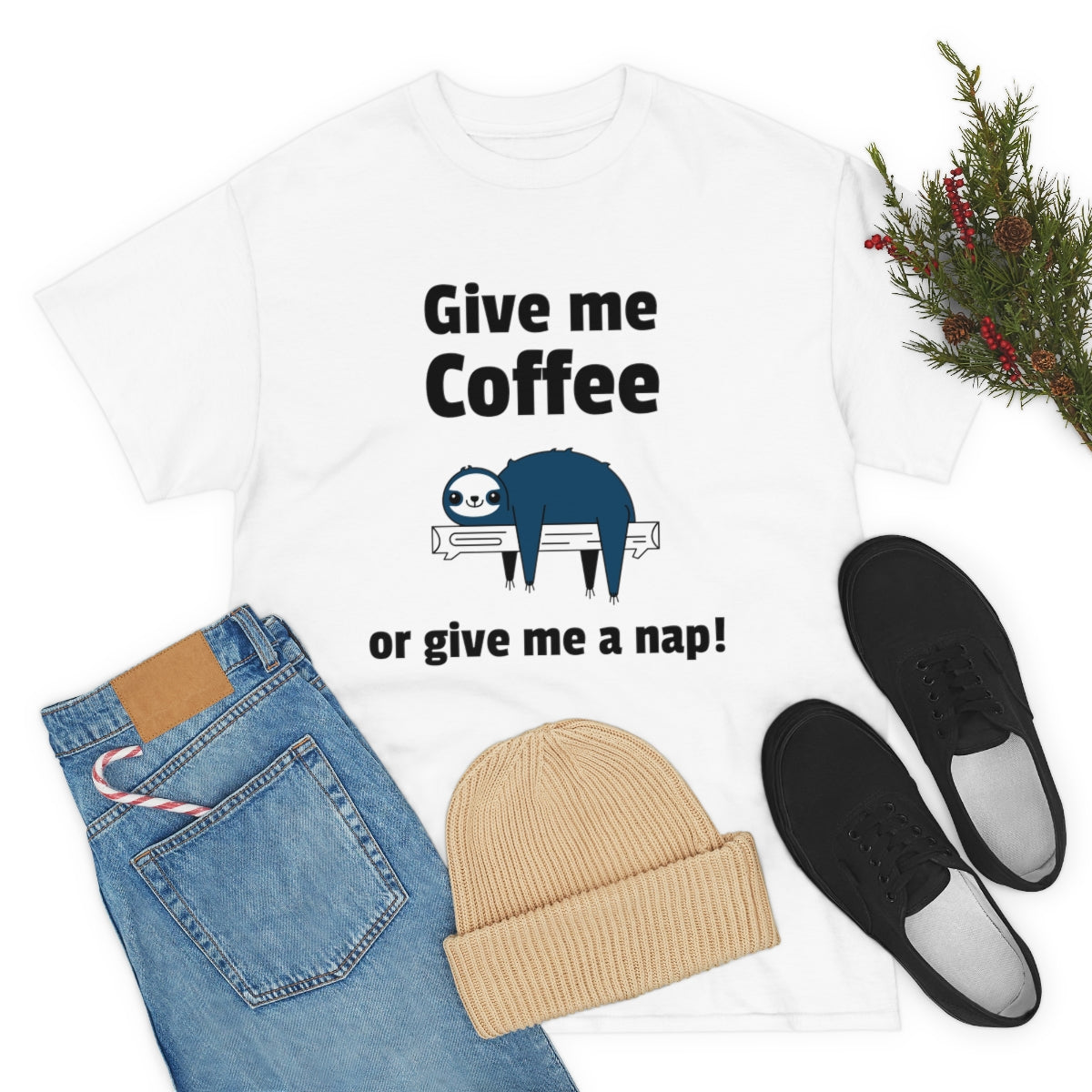 Coffee or a Nap Unisex Heavy Cotton Tee