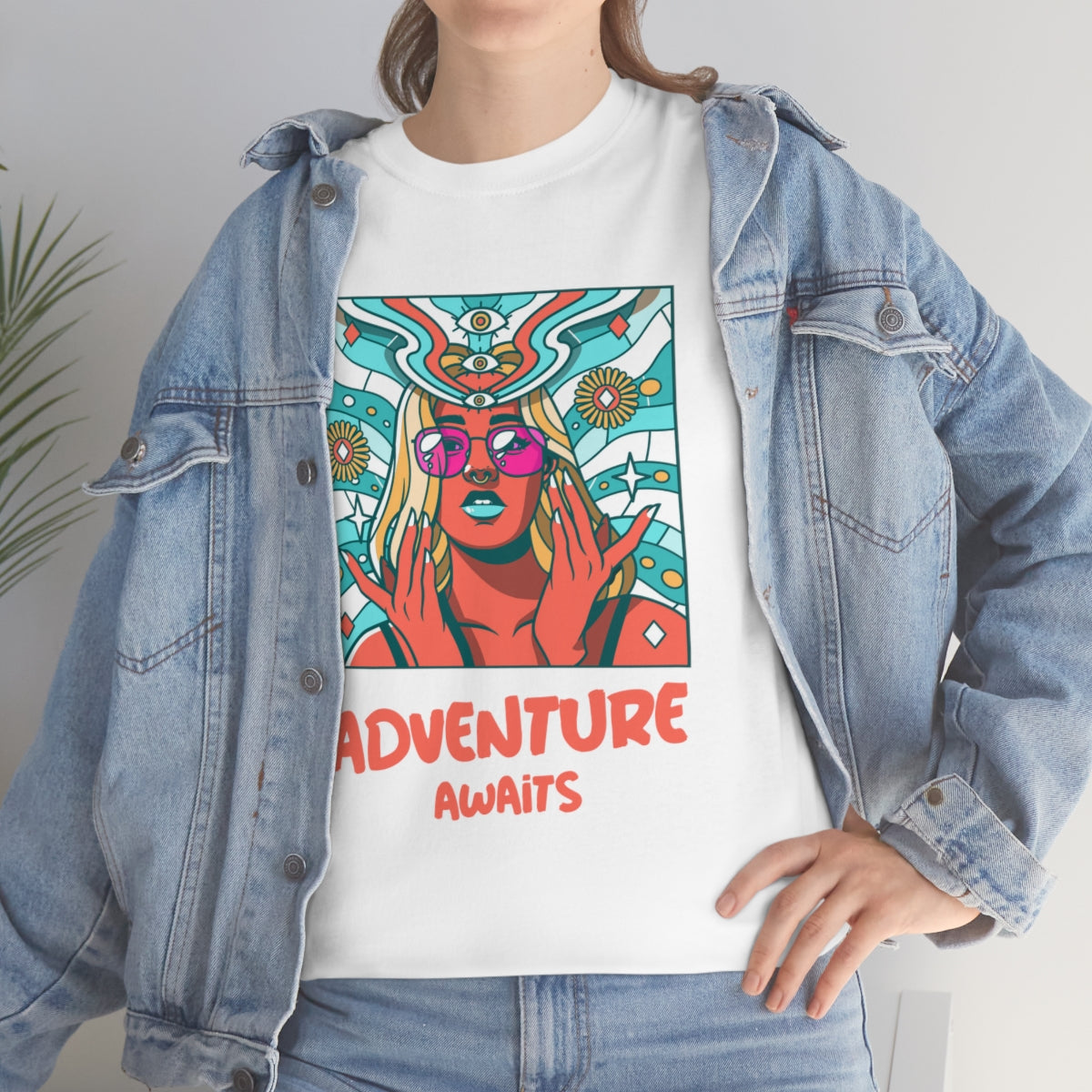 Adventure Awaits Unisex Heavy Cotton Tee