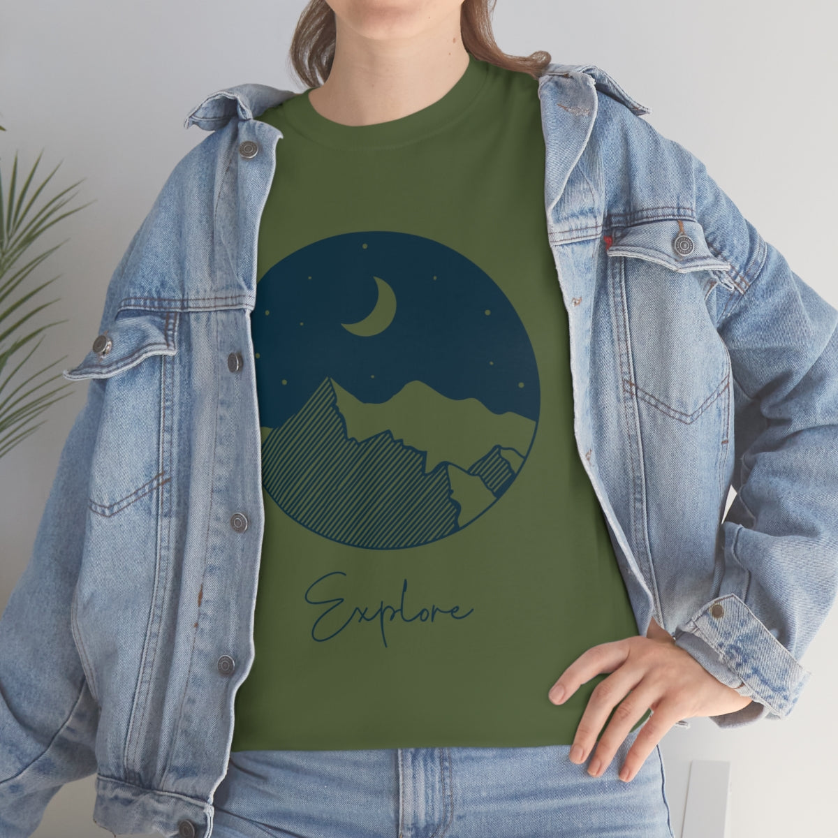 Explore Night Unisex Heavy Cotton Tee