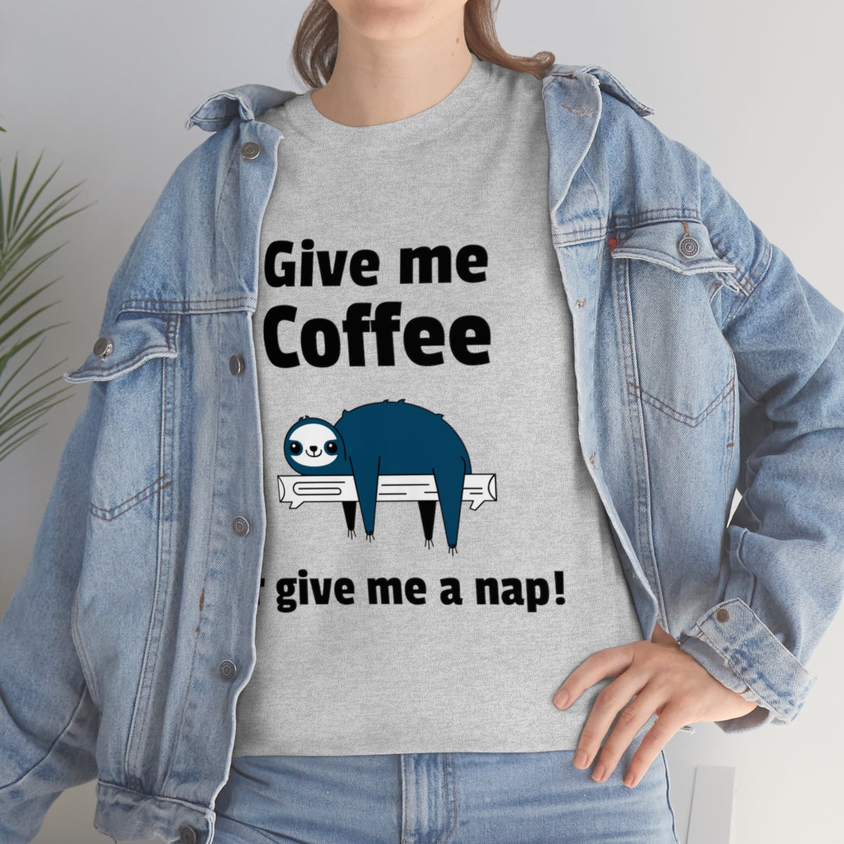 Coffee or a Nap Unisex Heavy Cotton Tee