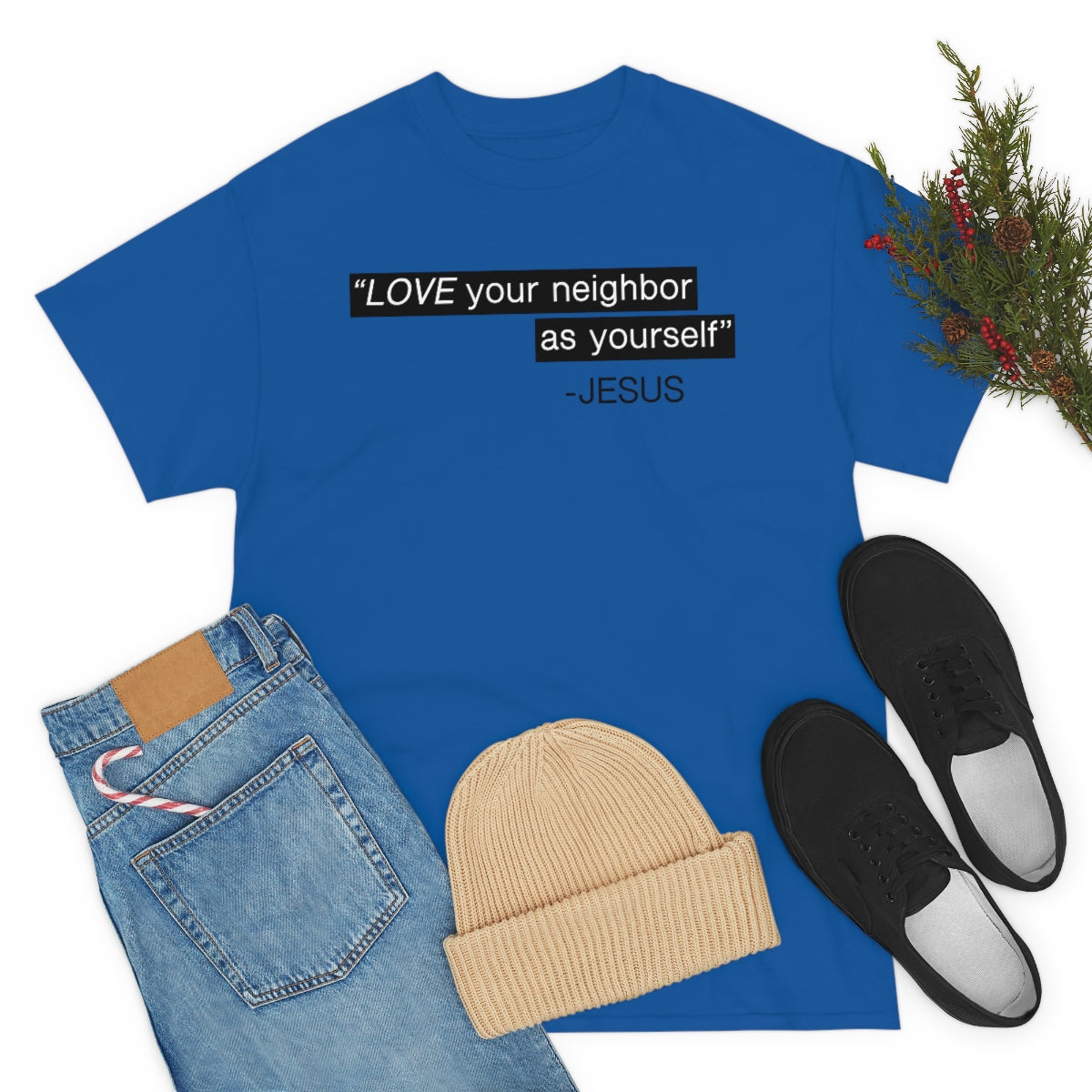 Love Your Neighbor Unisex Heavy Cotton Tee