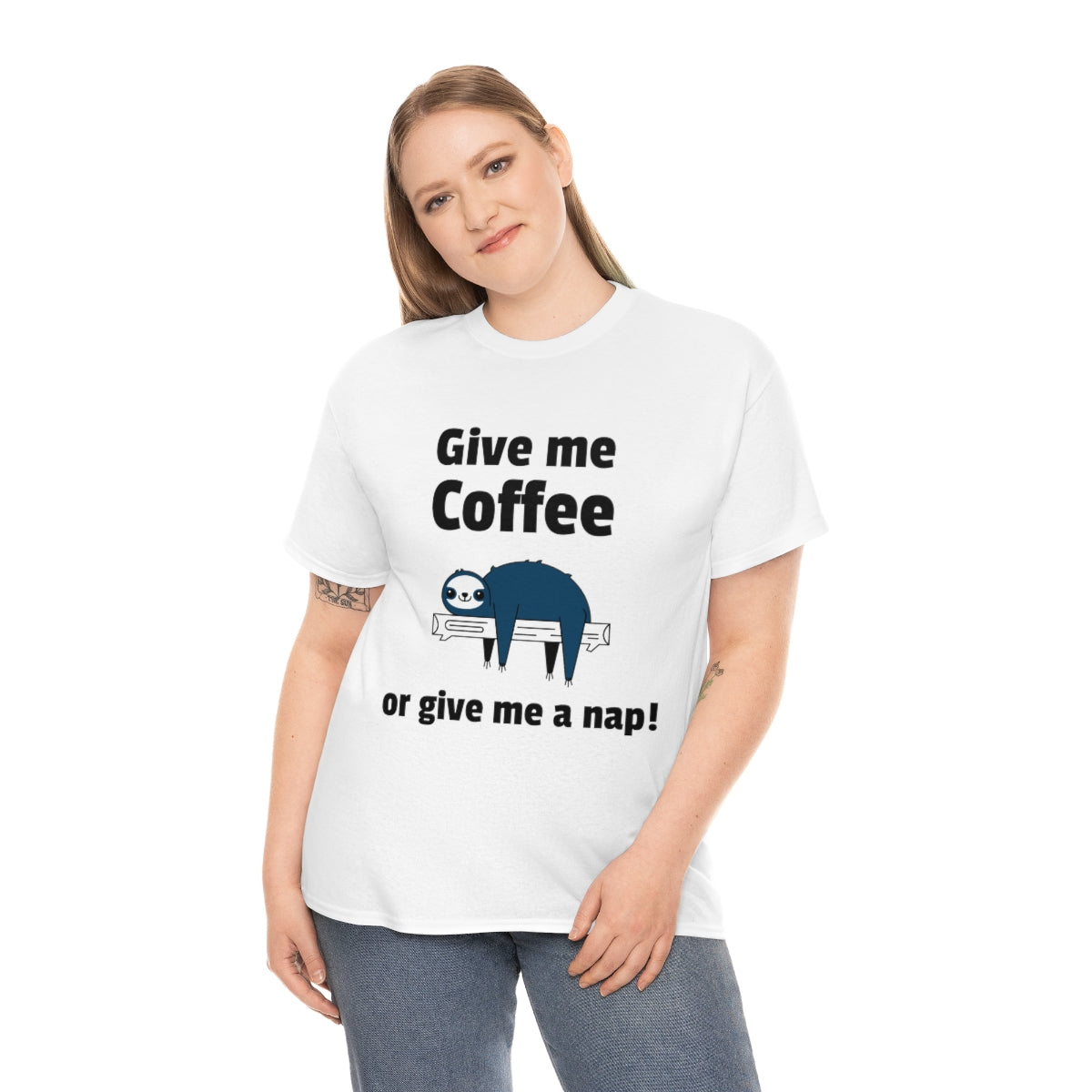 Coffee or a Nap Unisex Heavy Cotton Tee